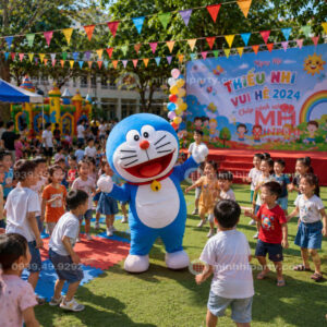 thue mascot doraemon cho su kien family Thuê mascot Doraemon cho sự kiện Family