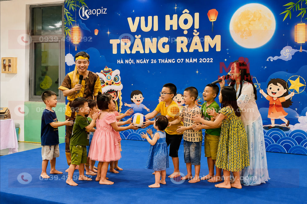 Tổ chức chương trình trung thu với các trò chơi nhẹ nhàng