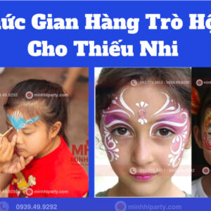 Dịch vụ vẽ mặt cho sự kiện hội chợ thiếu nhi