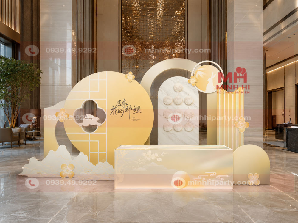 trang tri trung thu tone pastel Trang trí tiểu cảnh Trung Thu 2026 đẹp nhất với tone pastel nhẹ nhàng sang trọng