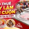 Cho thuê máy làm kem cuộn Thái Lan tại sự kiện