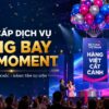 Dịch vụ bóng bay keymoment tại sự kiện do VUA PARTY cung cấp