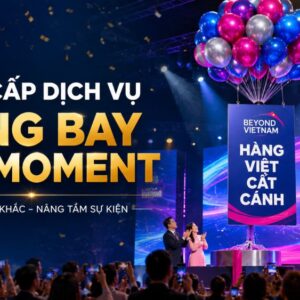 Dịch vụ bóng bay keymoment tại sự kiện do VUA PARTY cung cấp