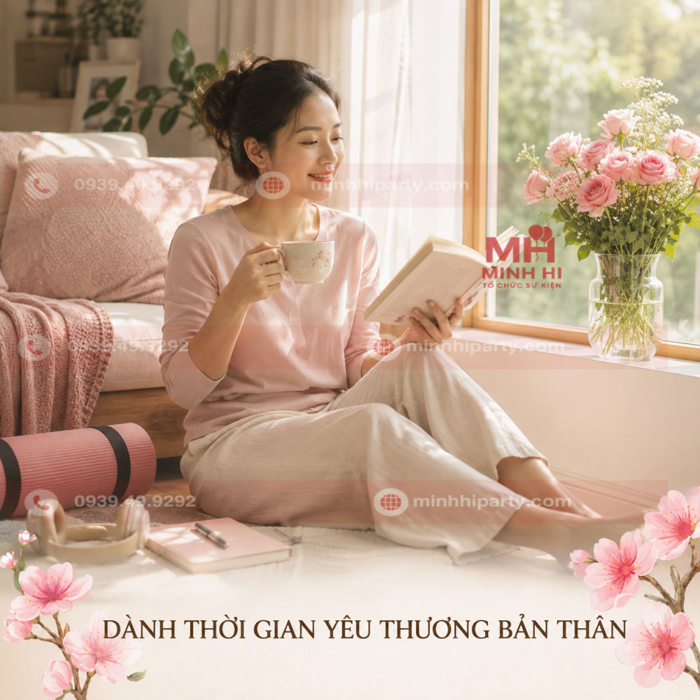 cham soc ban than cho ngay 20 10 Chăm sóc bản thân ngày 20/10 bằng việc đọc sách, nghỉ ngơi và quan tâm sức khỏe tinh thần