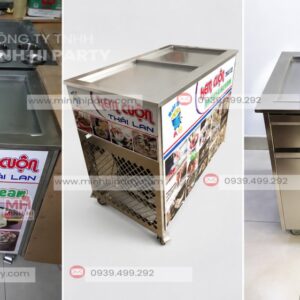 Cho thuê máy làm kem cuộn Thái Lan