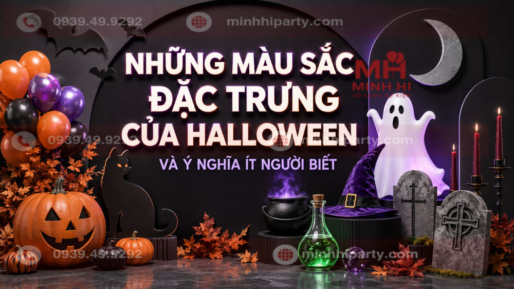 Những màu sắc đặc trưng của Halloween và ý nghĩa ít người biết