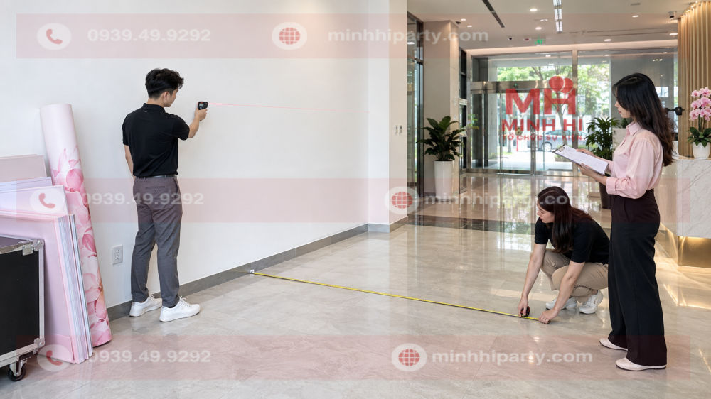 Khảo sát mặt bằng tổ chức 20-10