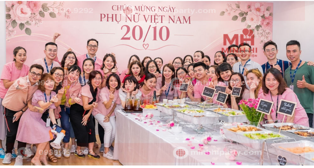 Lên ý tưởng tổ chức chương trình 20/10 cho nhân viên