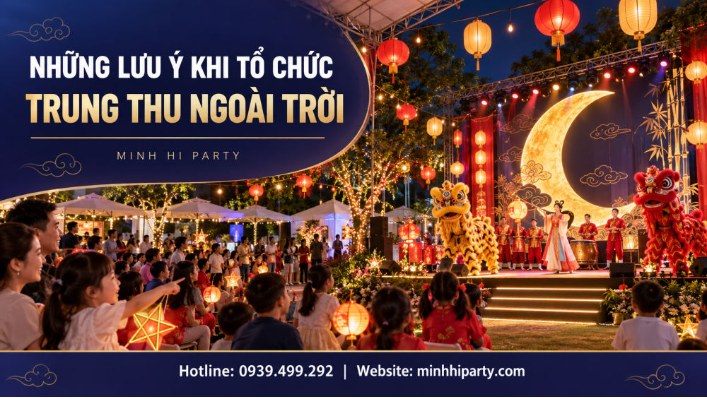 Những lưu ý khi tổ chức chương trình Trung Thu ngoài trời và những điều cần biết