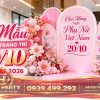 39 mẫu thiết kế trang trí 20/10 mới nhất 2026