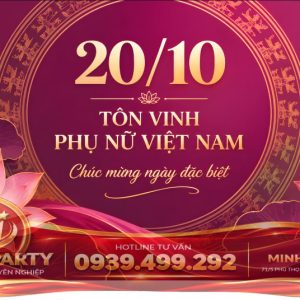 Backdrop 20/10 Cho Trường Học