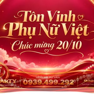 Backdrop 20/10 Thiết Kế Theo Yêu Cầu