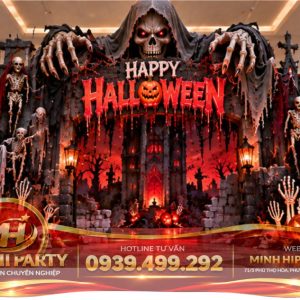 Mau trang tri halloween 2026 dang so nhat Trang Trí Halloween 2026 theo Phong Cách Lâu Đài Ma
