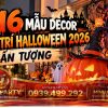Top 16 mẫu decor trang trí halloween 2026 ấn tượng
