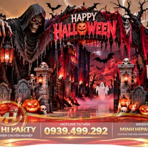 concept trang tri halloween 2026 sieu rung ron Thiết Kế Halloween 2026 Cho Trung Tâm Thương Mại