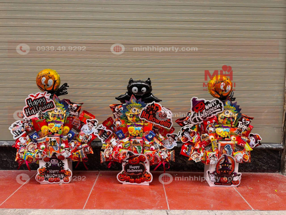 gio qua halloween tang khach hang Giỏ quà Halloween tặng khách hàng
