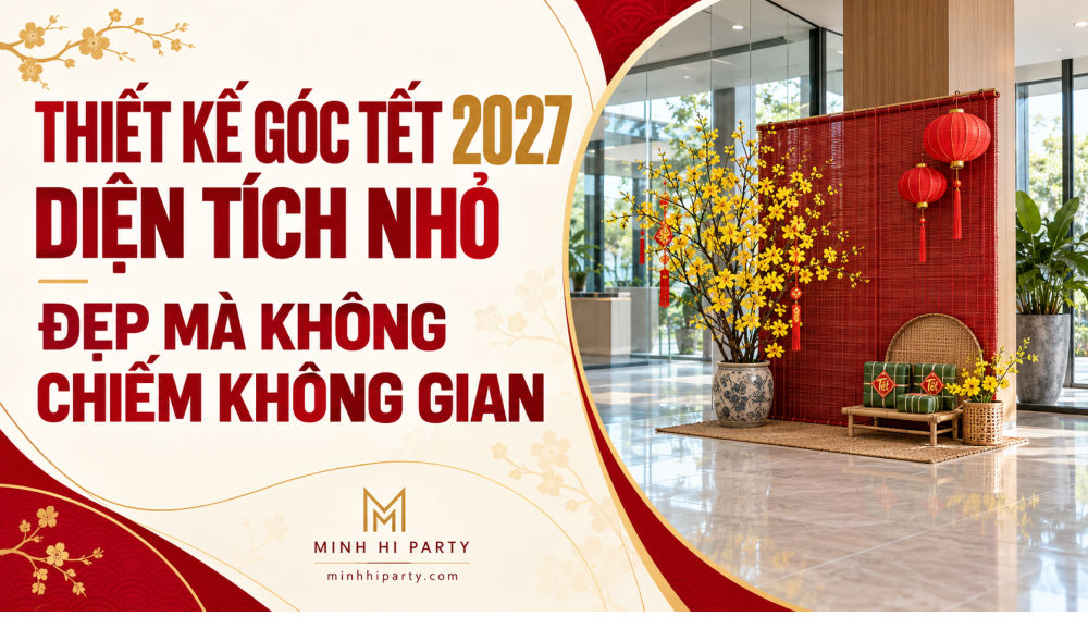 thiet ke goc tet 2027 voi dien tich nho Thiết kế góc tết 2027 với diện tích nhỏ đẹp không chiếm không gian