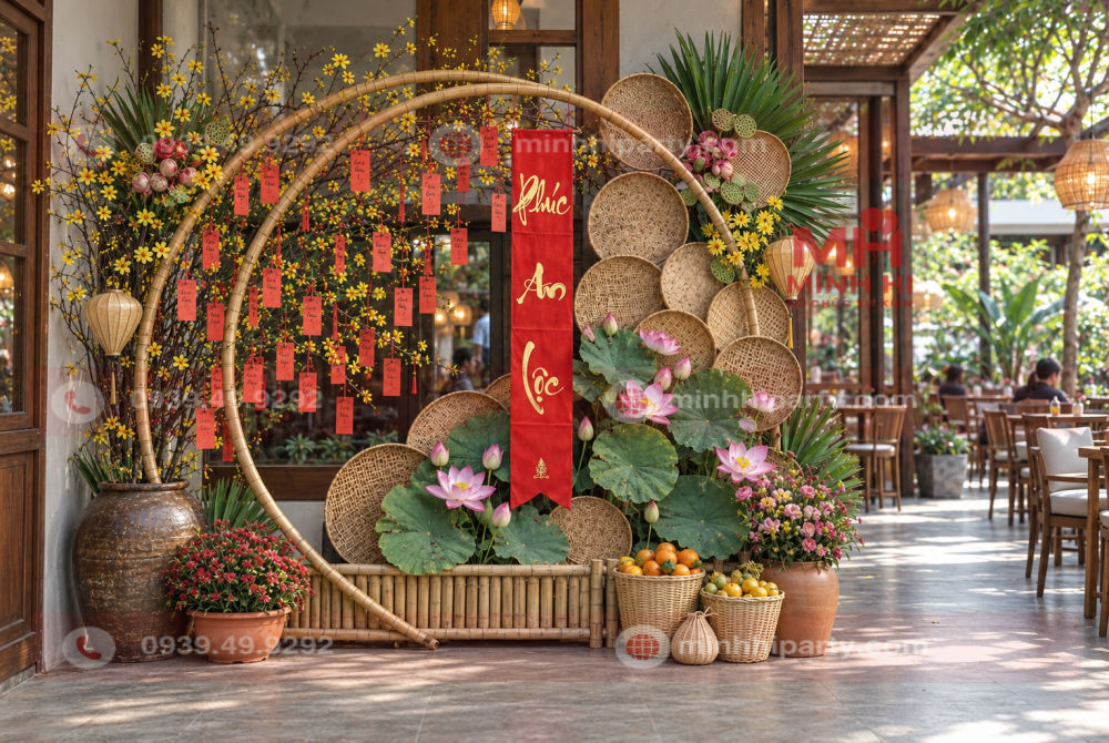 Trang trí tết 2027 truyền thống tạo không gian gần gũi